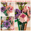 Wealrotn Rose Flower Bouquet Building Blocks Set, 6