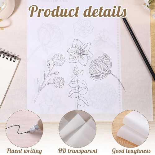Tracing Paper Roll 43cm x 78m - White Translucent 2