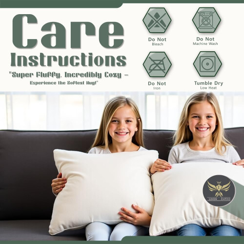 Cushion Inserts Pads (Pack of 2) 50cm x 50cm 2