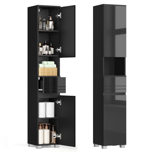 VASAGLE VASAGLE Tall Bathroom Cabinet, Slim Storage 2