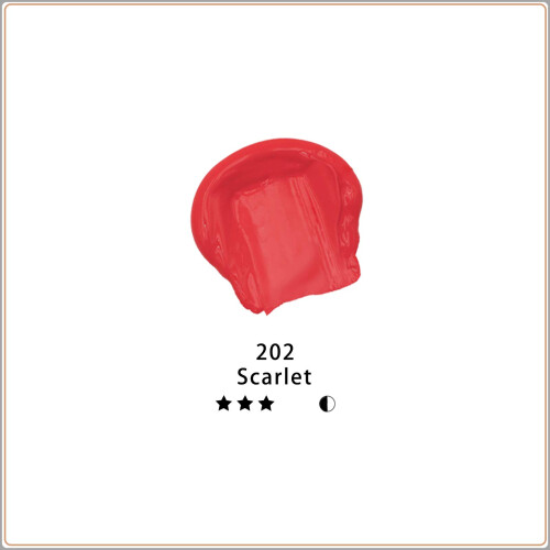 Artecho Scarlet Red Acrylic Paint - Large Bottle 1