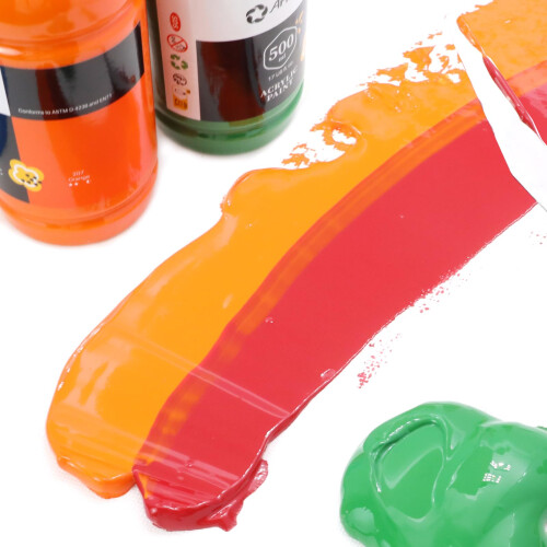 Artecho Scarlet Red Acrylic Paint - Large Bottle 2