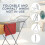CUQOO Premium Foldable Clothes Airer | 22 Bar Drying Clothes Rack Indoor 6