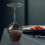 Wine Glass Upside Down Red White Long Stem 2 pcs 4