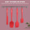NileHome Silicone Spatula Set, High 5
