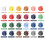INK LAB Acrylic Paint Set 24 Colours Acrylic 2