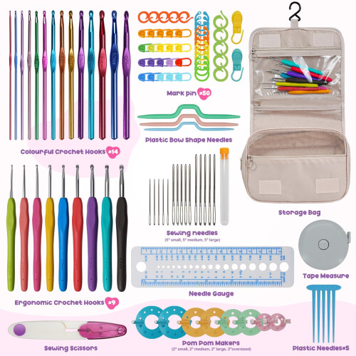 RealPlus Crochet Kits for Beginners Adults, 1