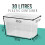 Klass 4 PCS 30L Plastic Storage Boxes With Lids, Sturdy Clear Storage Box 3