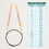 KnitPro Basix Beech Fixed Circular Needles 32" 4