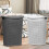 60L Laundry Basket with Lid - Large Plastic 4