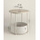 VASAGLE VASAGLE Side Table, Round End Table with Fabric 2