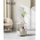 VASAGLE VASAGLE Side Table, Round End Table with Fabric 3