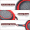 Walfos Collapsible Colander Set - Silicone Pasta 4