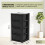 Large 4 Drawer Plastic Storage Tower Unit 2