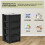 Large 4 Drawer Plastic Storage Tower Unit 3