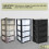 Large 4 Drawer Plastic Storage Tower Unit 4