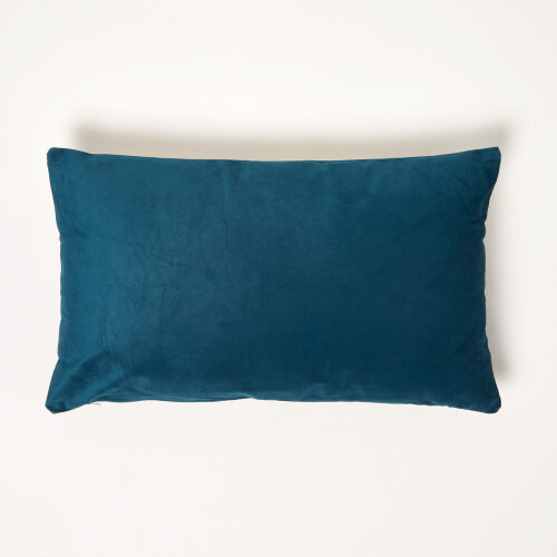 Homescapes (Blue) Palm Sepia Cushion, 30 x 50cm 2