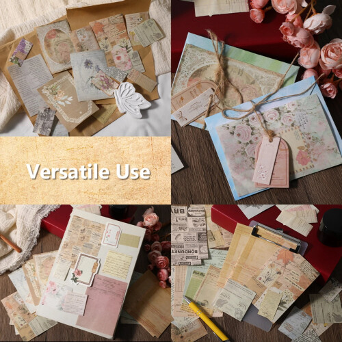 Chenfeng Junk Journal Paper Pack Vintage Scrapbook 400 1