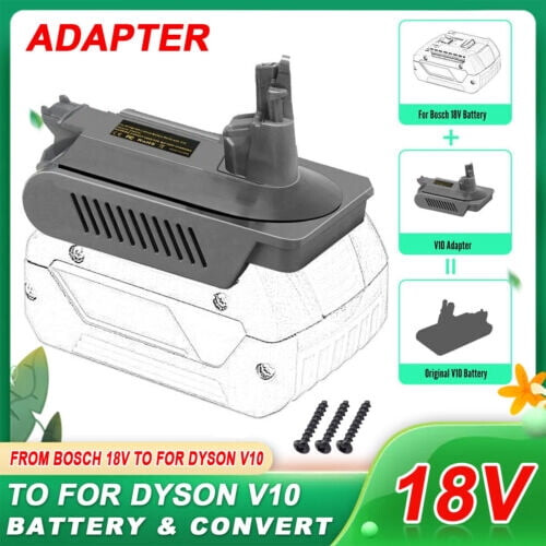 Dy. Son V10 Battery Adapter Replacement for Bosch 18V GBA 1