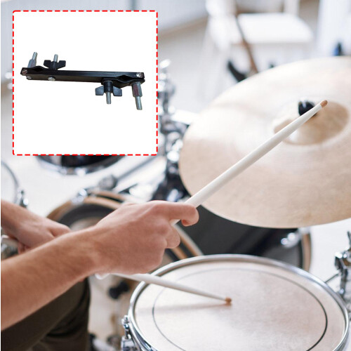 Stable Installation Clamp for Percussion on Drum Stands-Black 1