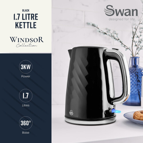 Swan Swan Windsor Rapid Boil Kettle with Removable Limescale Filter 1
