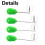 BE-TOOL Fishing Knot Tying Tools Set 3PCS 7