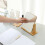 Rotatable Makeup Mirror with Wooden Stand-Large vertical squar 6