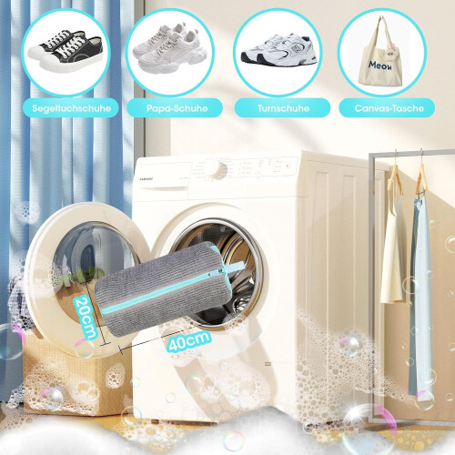 2Pcs Shoe Washing Bags for Machine - 40x20cm 1