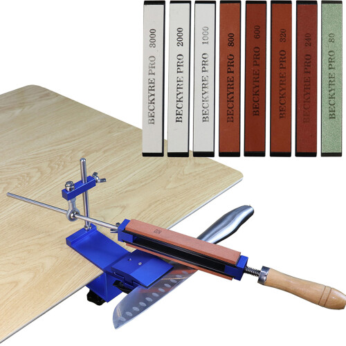 Portable Cutter Sharpener Professional Metal Kitchen Sharpening System Tools Fix-angle Whetstone Grind Tool Machine with Grind Stones 1