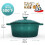 Overmont 26cm/5.2L Enamelled Cast Iron Round 2