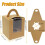 SUJIBHI 20 Pcs Individual Cupcake Boxes Single 2