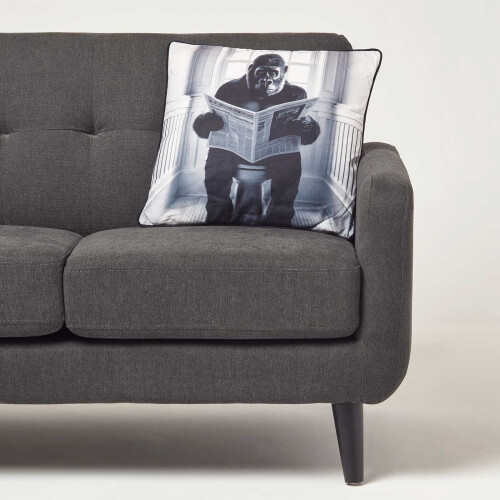 Homescapes Gorilla Toilet Cushion, 45 x 45cm 1