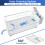 PurKeep Dish Drainer Rack - Dish Rack with 6