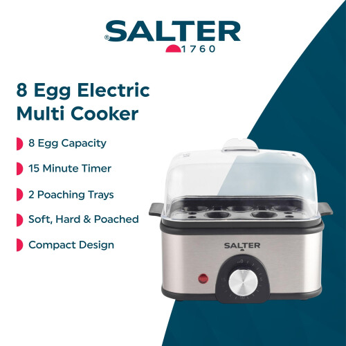 Salter Salter Electric Multi Egg Boiler, 8 Egg Capacity 1