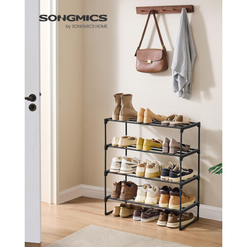 Songmics SONGMICS 4-Tier Shoe Rack, Shoe Storage 2