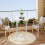 HOOBRO Side Table 2 Set, Folding Tables, TV Tray 5