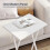 HOOBRO Side Table 2 Set, Folding Tables, TV Tray 6