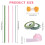 Pipe Cleaners Craft Kit 300PCS – 30cm Chenille 4