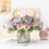 HNVNER 2 Bunches Fake Peonies Artificial Flowers, 4