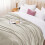 WAVVE Fleece Blanket Sofa Throw Beige 5ft x 6.5ft 3