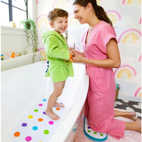 Munchkin Munchkin Dandy Dots Non Slip Baby Bath Mat 1