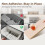 ALIUNI Non Slip Drawer Liners 30 x 600 cm, 100% 3