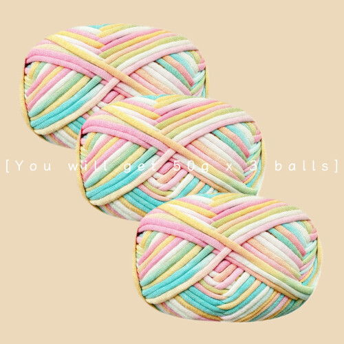 Chunky Yarn for Crochet,Cotton Yarn Thick Wool 1