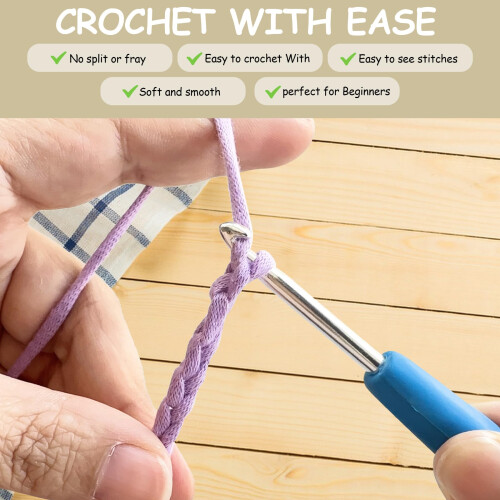 Chunky Yarn for Crochet,Cotton Yarn Thick Wool 2