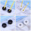 Support pour brosses à dents en céramique avec base stable (4 pièces) 3
