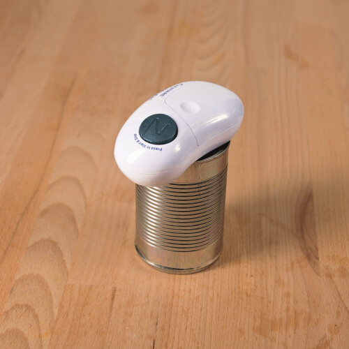 Culinare One Touch Electronic Tin Opener, White, 2