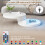 Modern Round White Coffee Table with 360° Rotating Top - Smart LED Storage Side Table - 70x35.5cm 4