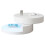 Modern Round White Coffee Table with 360° Rotating Top - Smart LED Storage Side Table - 70x35.5cm 7