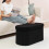 Bonlife Folding Ottoman Storage Bench,Boucle 2