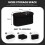 Bonlife Folding Ottoman Storage Bench,Boucle 3